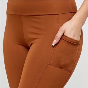 Mocha butt lifted leggings as seen on TicTok